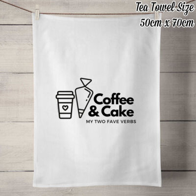 Coffee & Cake Tea Towel Thumbnail
